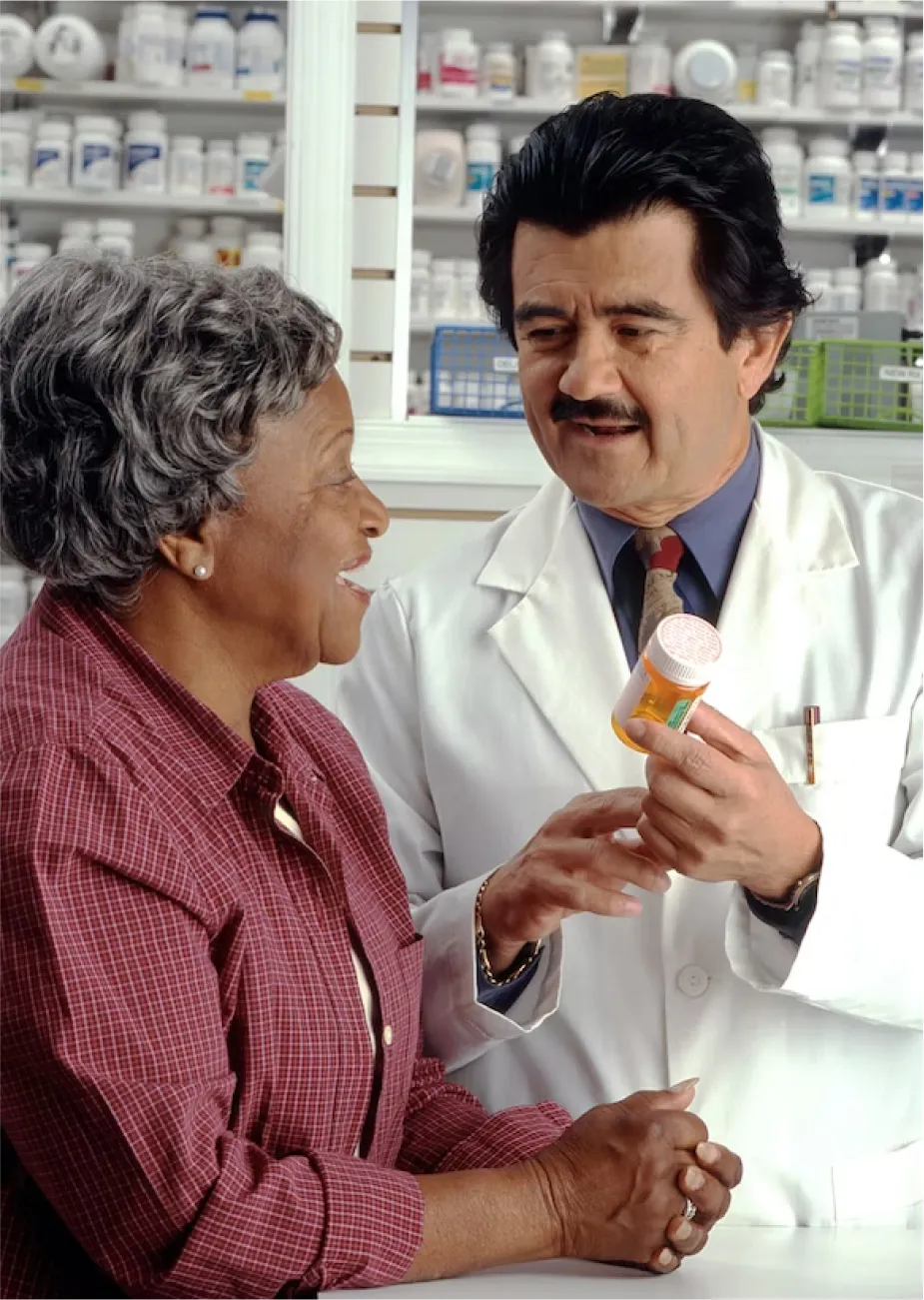 a doctor talking to a patient
